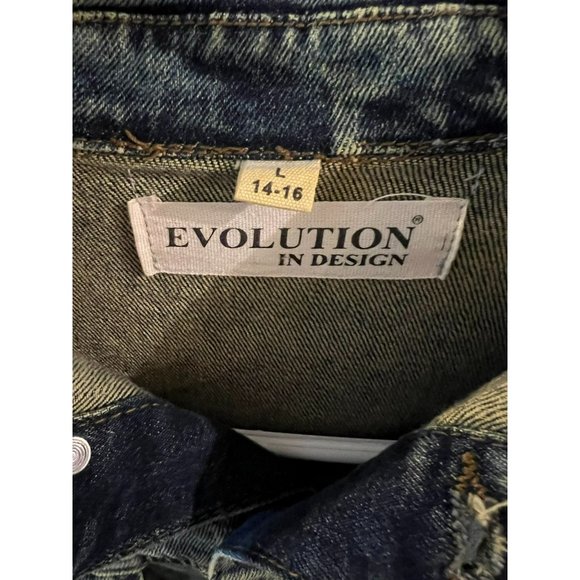 Evolution In Design Woman's Denim Jacket - Picture 2 of 3